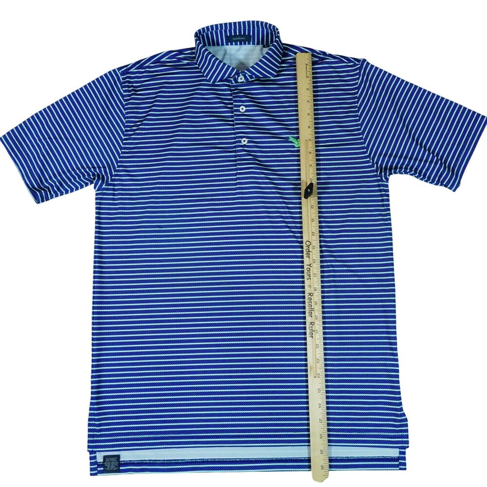 Turtleson Performance Blue Striped Eagle Logo Gol… - image 5